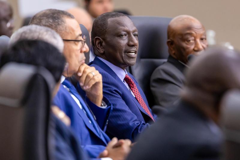 President William Ruto at the Korea-Africa summit.