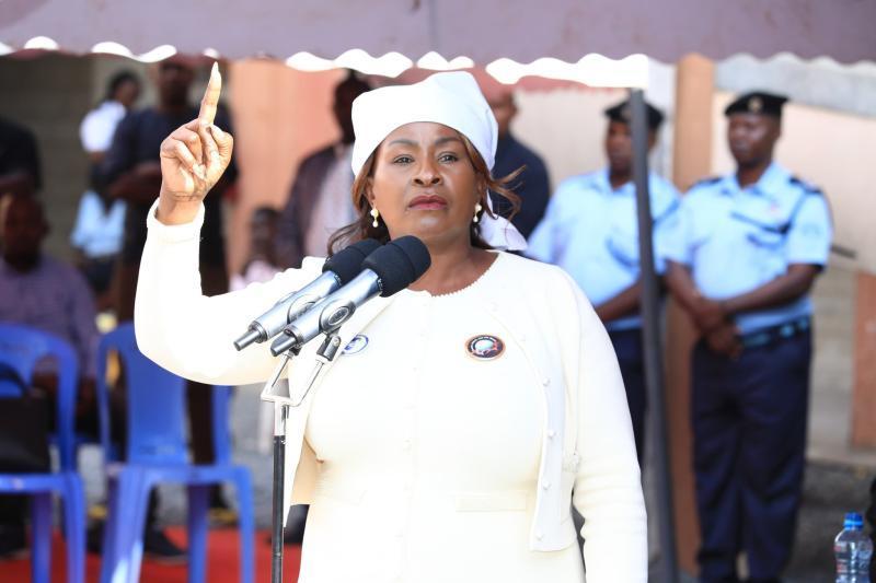 File image of Machakos Governor Wavinya Ndeti.