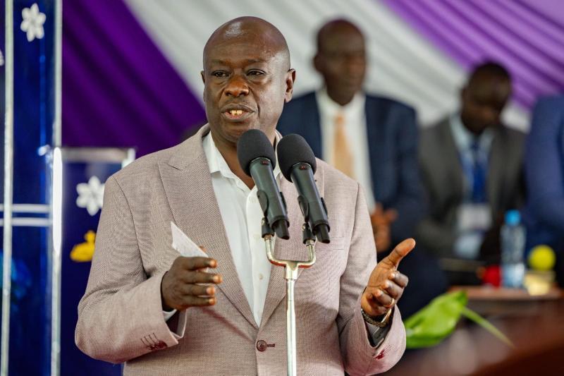 File Image of Deputy President Rigathi Gachagua in Bomet County.