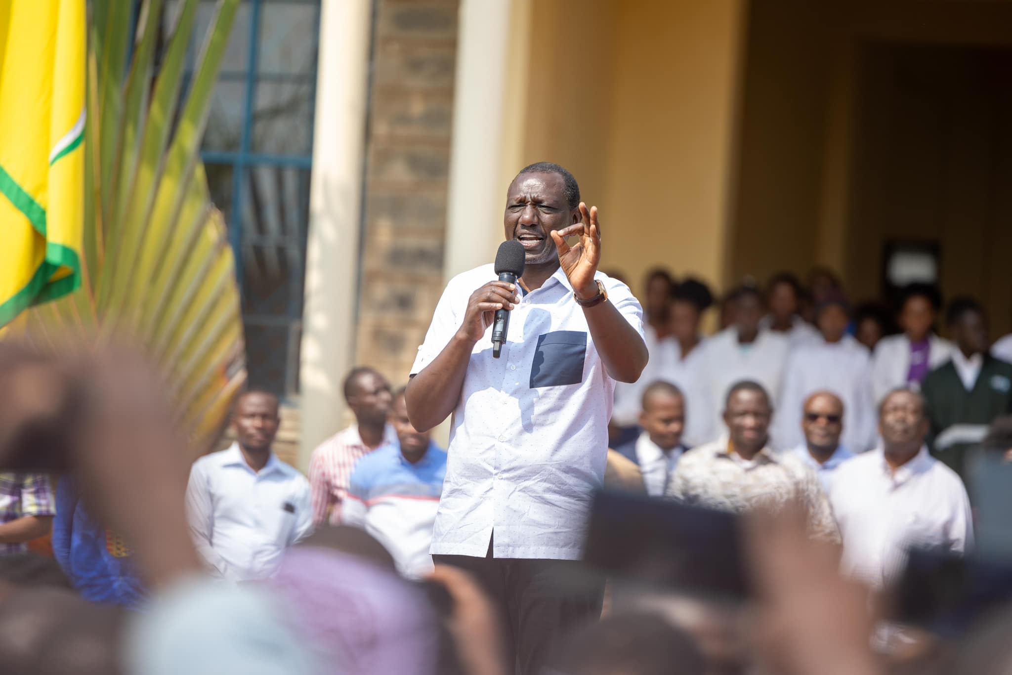 File Image of President William Ruto in the Coast region.