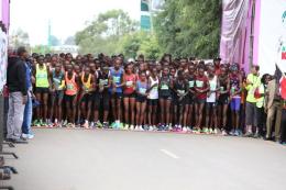 File image of the 2022 Nairobi City Marathon.