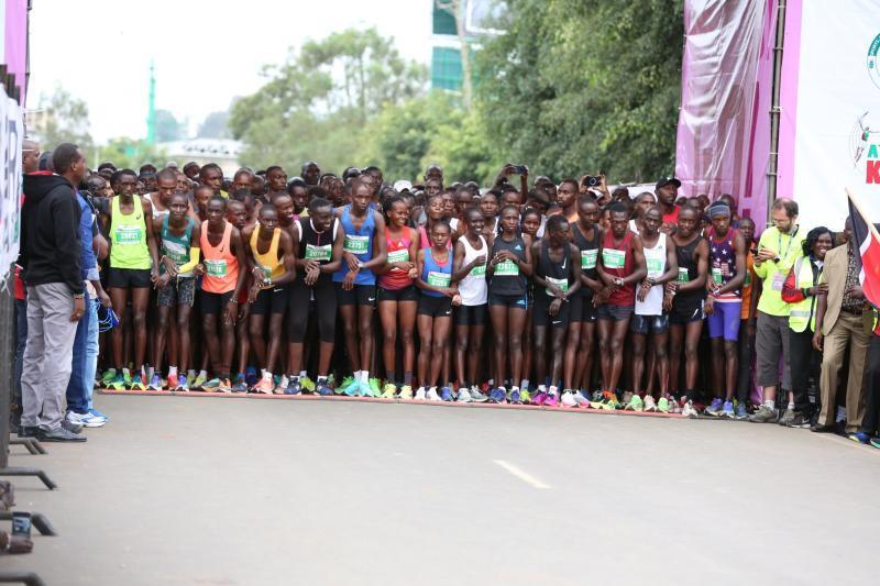 File image of the 2022 Nairobi City Marathon.
