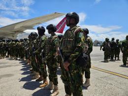 File image of Kenyan Police Officers in Haiti.