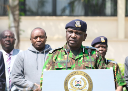 File image of Police IG Douglas Kanja.
