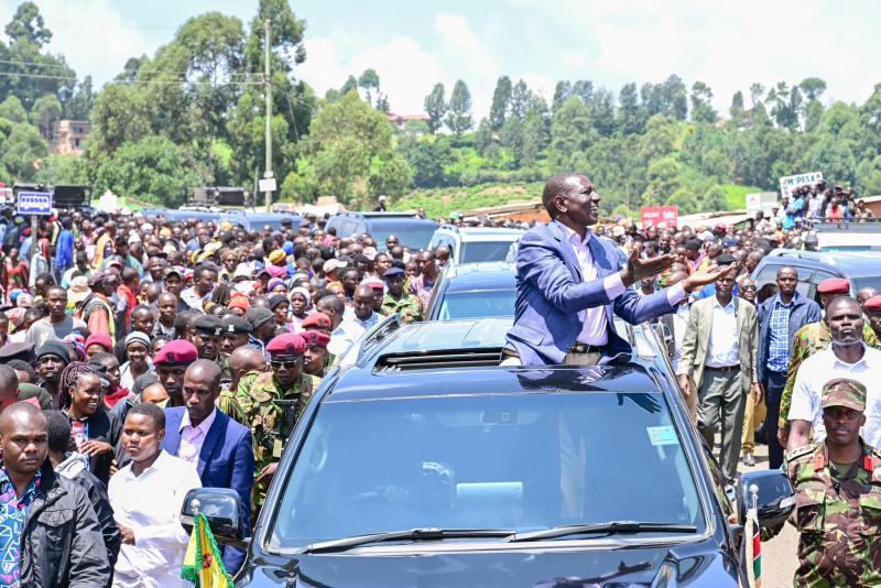 President Ruto tours Kisii and Nyamira Counties.
