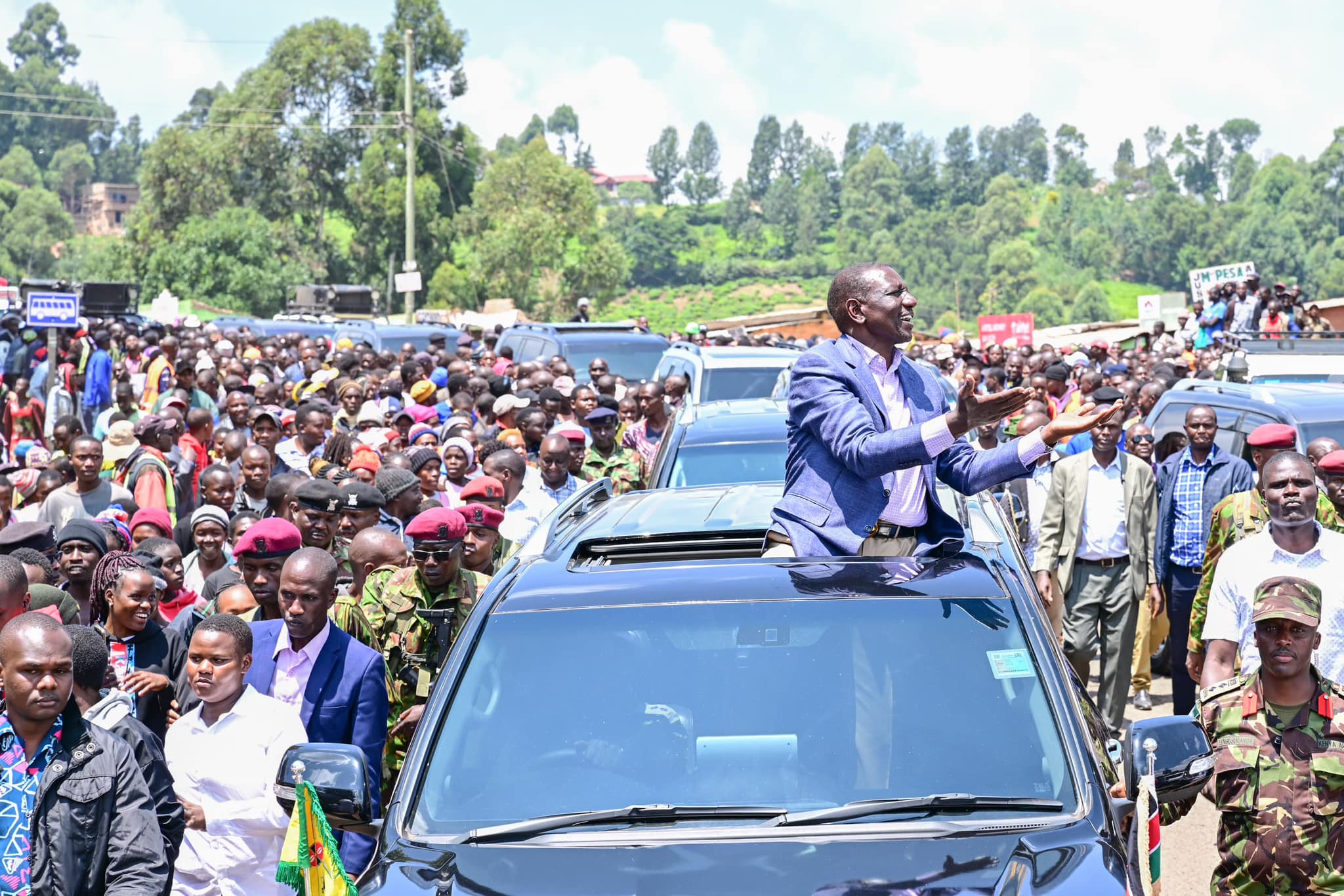 President Ruto tours Kisii and Nyamira Counties.