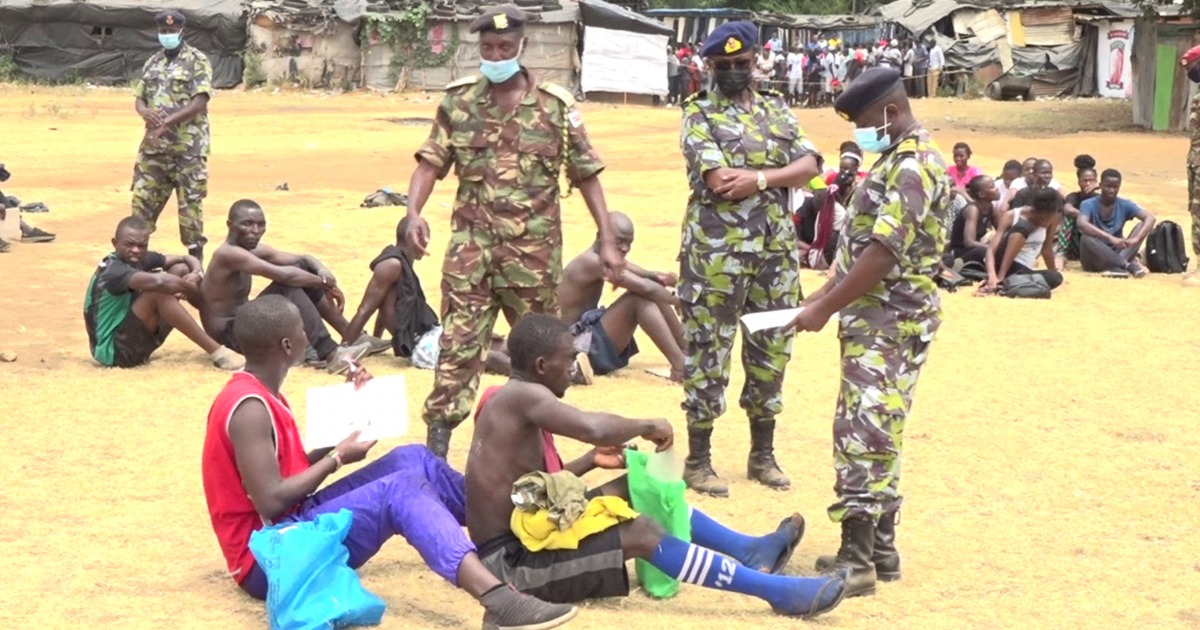 File Image of a past KDF recruitment.