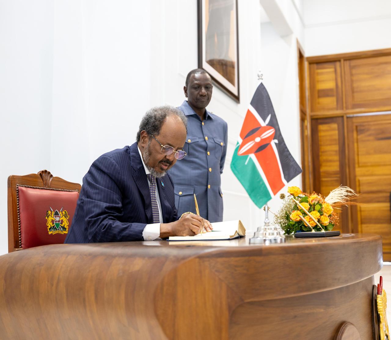 File image of Somalia's President Hassan Sheikh Mohamud.