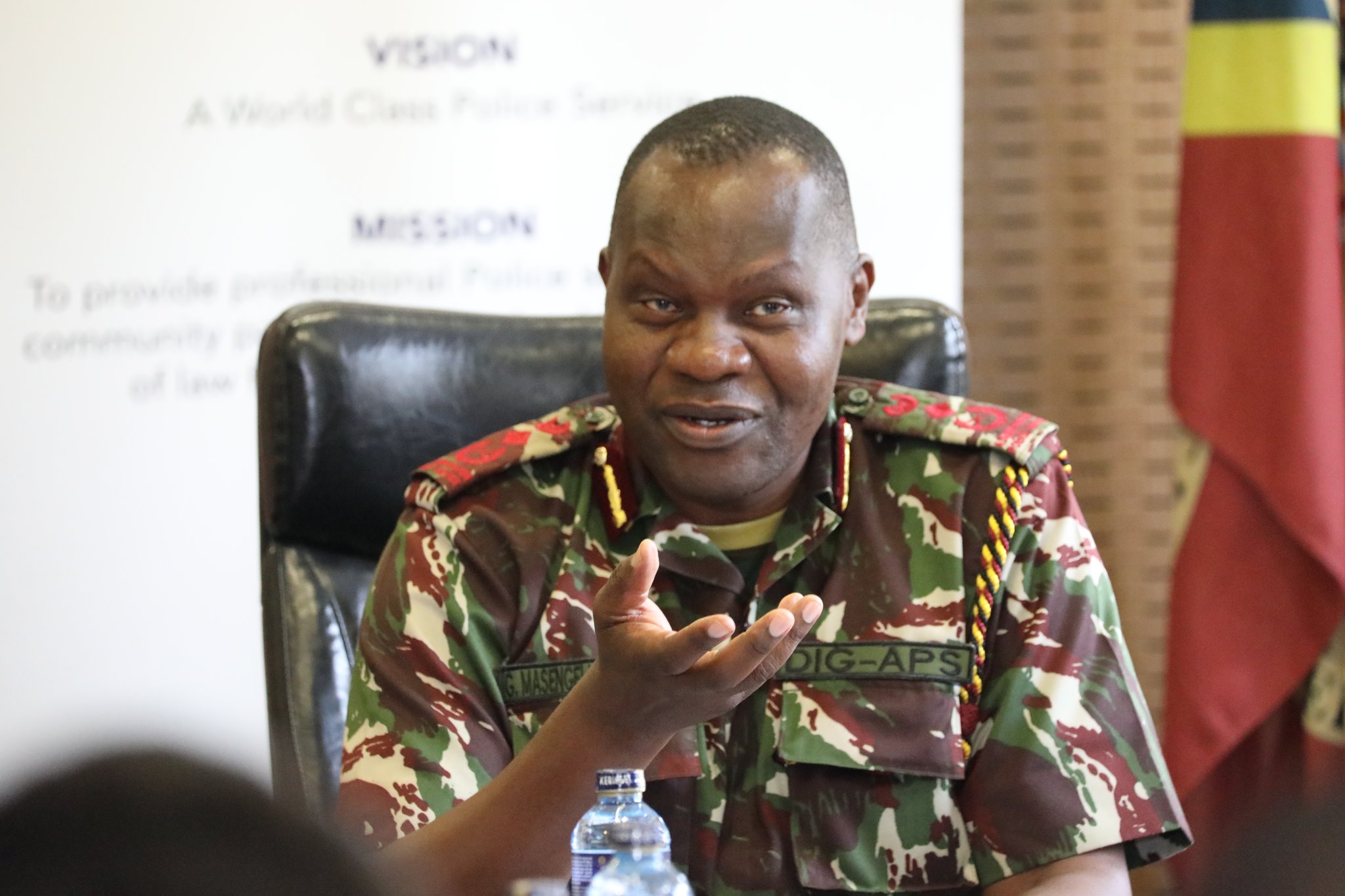 File image of Acting Police IG Gilbert Masengeli.