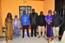 Martha Karua hosts Kalonzo Musypka and other leaders.