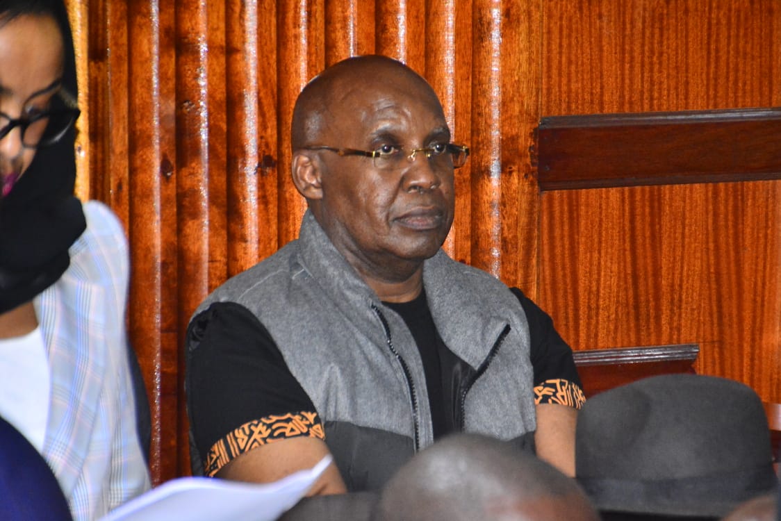 Jimi Wanjigi in court.