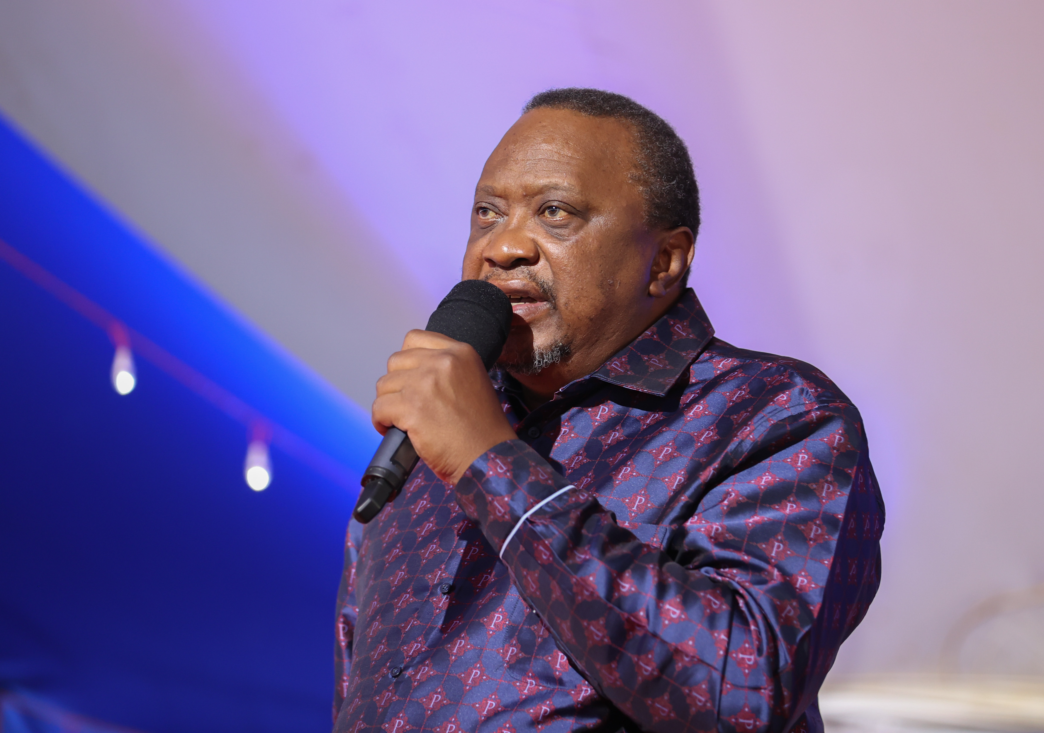 File image of former President Uhuru Kenyatta.