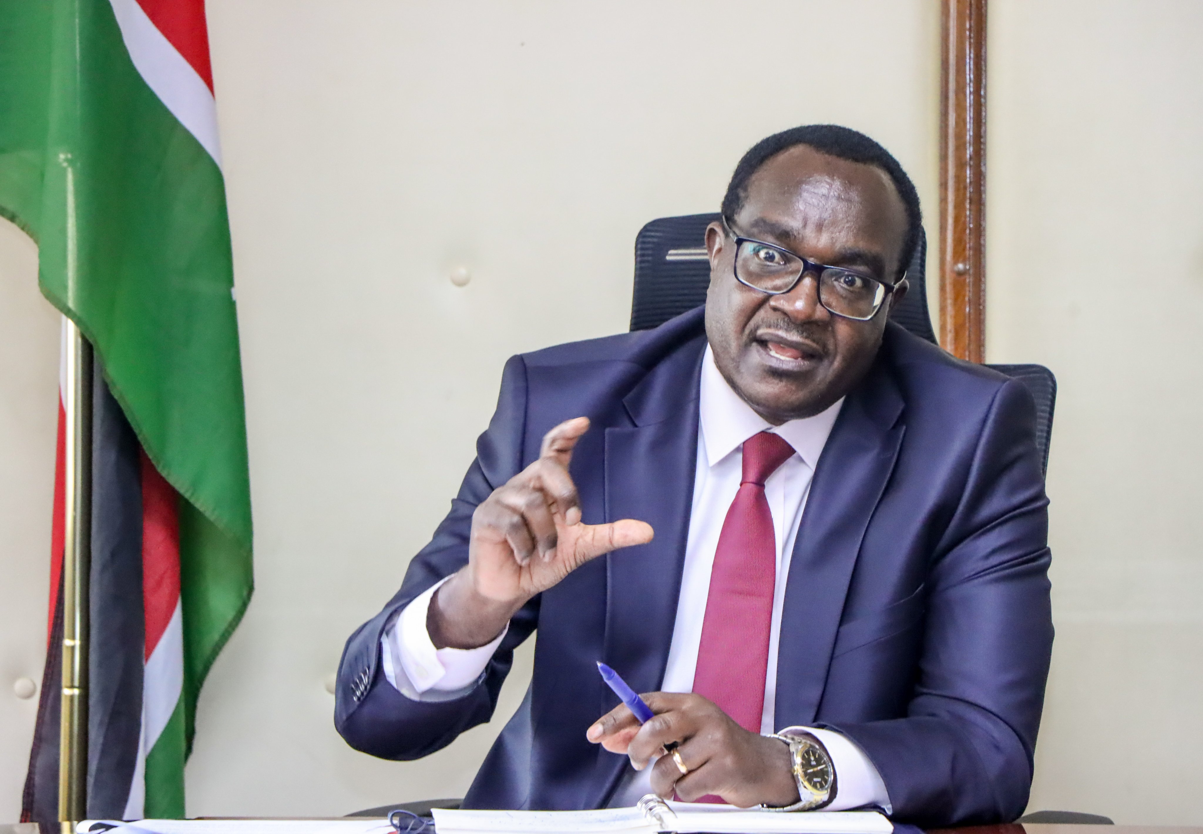 File image of Education CS Julius Ogamba.