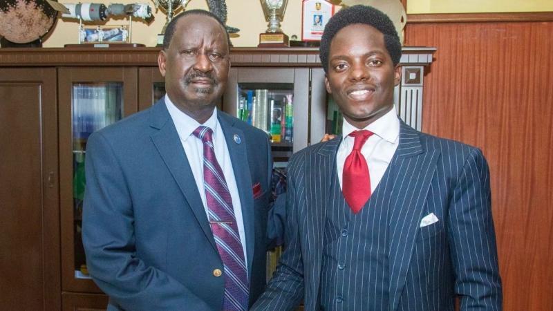 File image for Raila Odinga and Kasmuel McOure