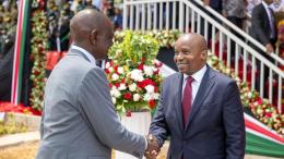File image of William Ruto and Kithure Kindiki