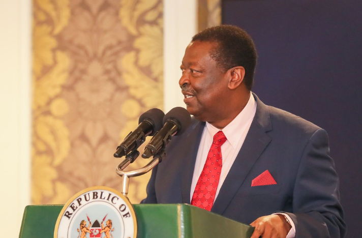 Prime Cabinet Secretary and Cabinet Secretary for Foreign and Diaspora Affairs Musalia Mudavadi.