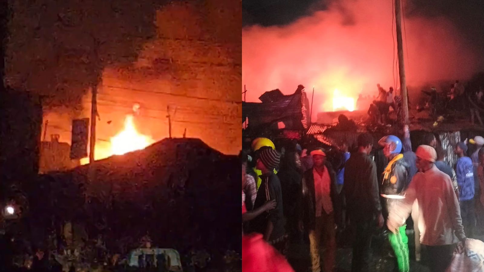 File image of fire incident in Kamukunji