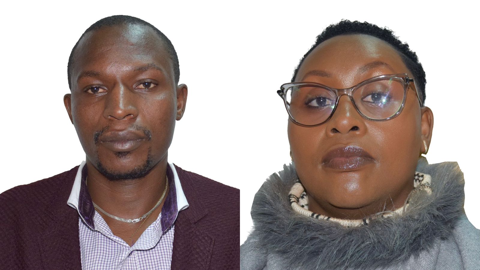 File image of the suspects Francis Onyango and Abigail Janai