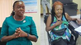 A photo collage of Deborah Barasa and Grace Mulei