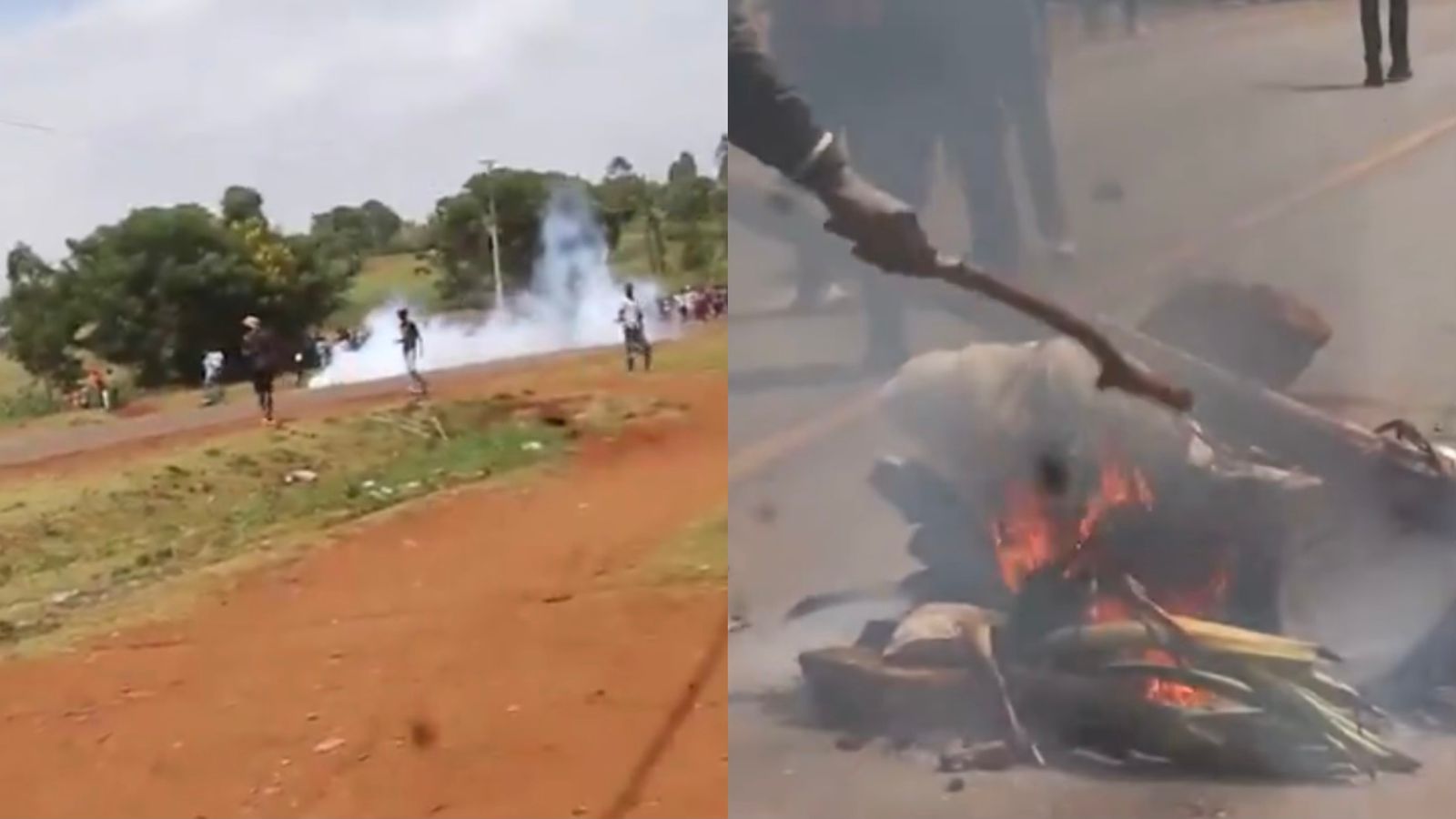 File image of a protest staged by Meru University students