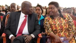 File image of Rigathi Gachagua and Pastor Dorcas