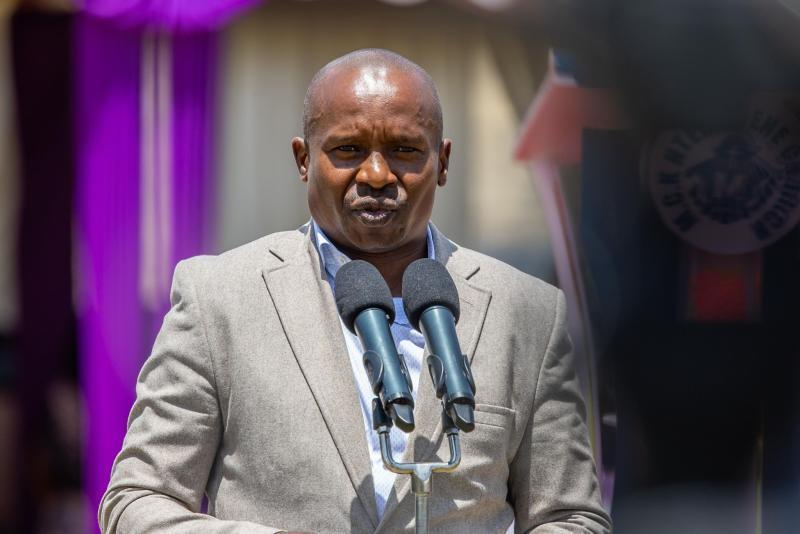 File image of DP Kithure Kindiki.