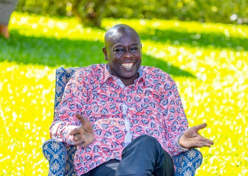 File image of Rigathi Gachagua