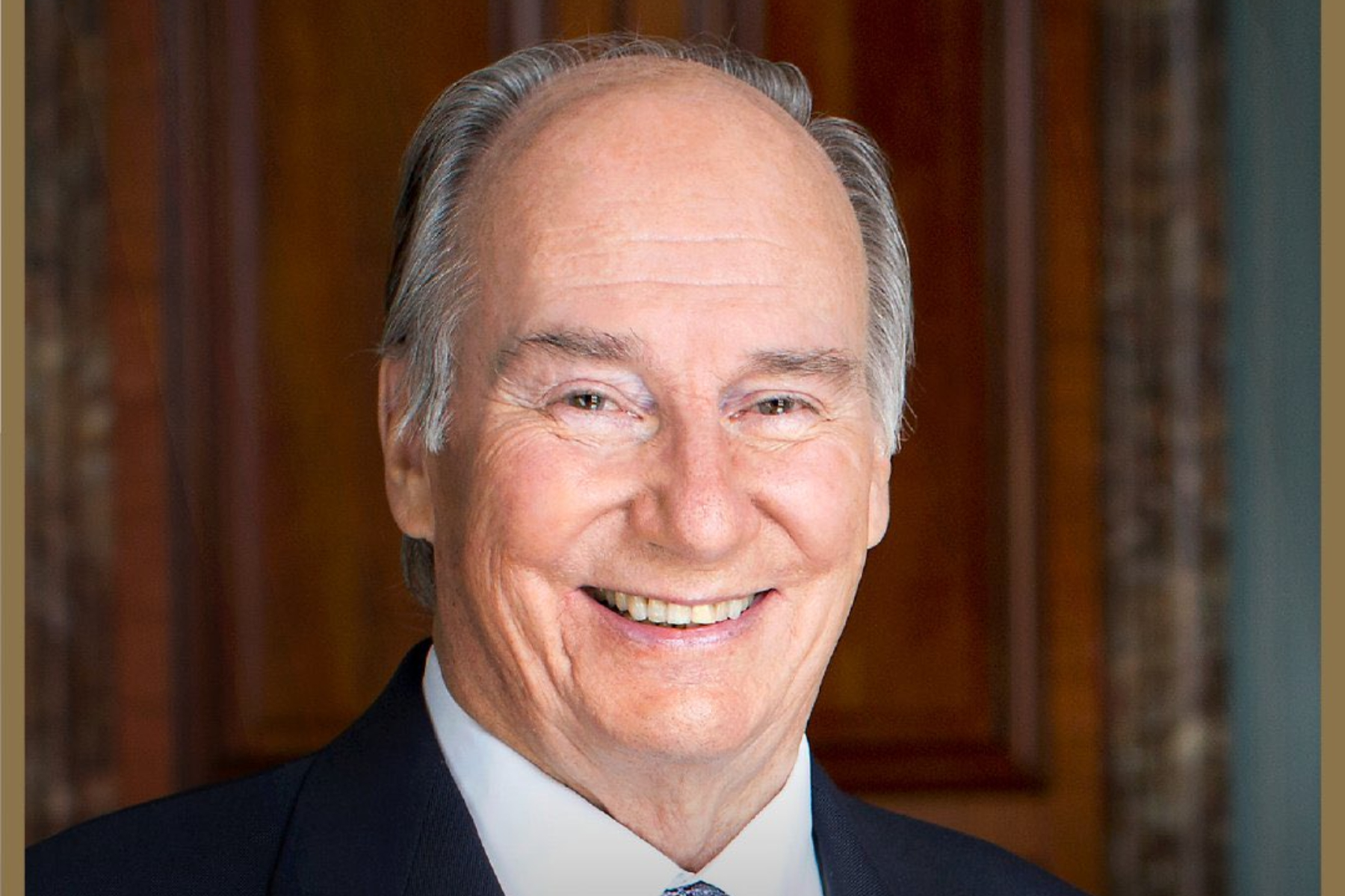 File image of the late Prince Karim Aga Khan.