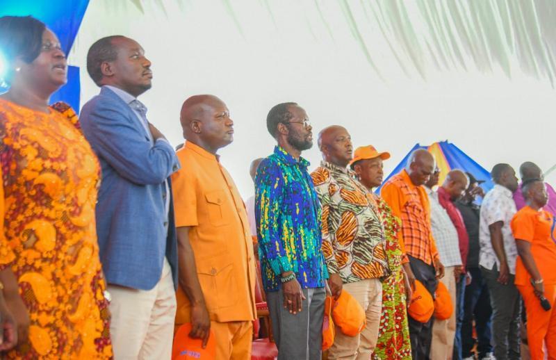 File image of ODM Party leaders in Kakamega County.