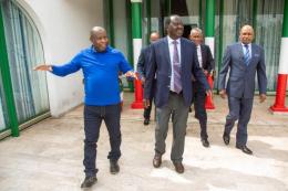 File image of Raila Odinga and President Evariste Ndayishimiye of Burundi.
