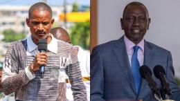 Babu Owino and William Ruto