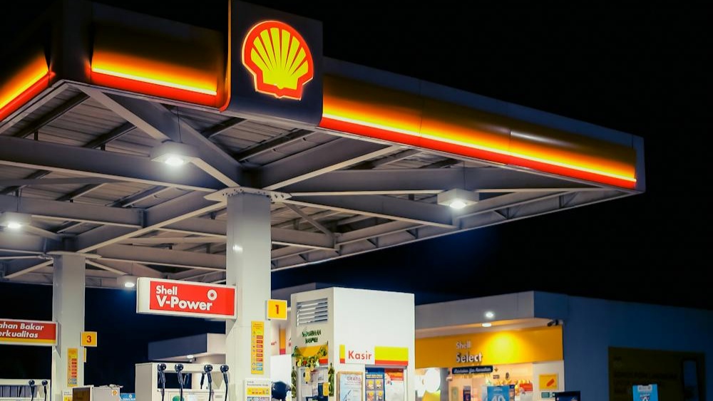 File image of a Shell station