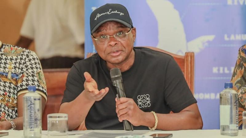 File image of Senate Speaker Amason Kingi