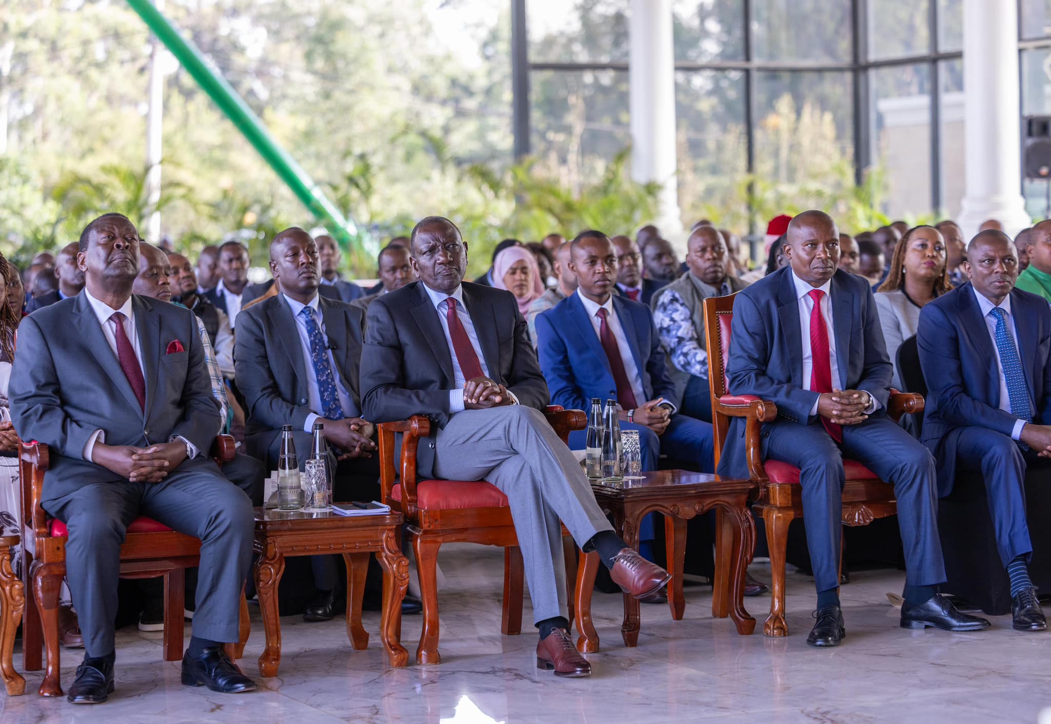 President William Ruto with UDA elected leaders at State House Nairobi.