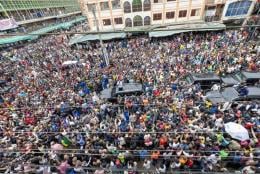 President Ruto addressing residents in Eastleigh, nairobi County.