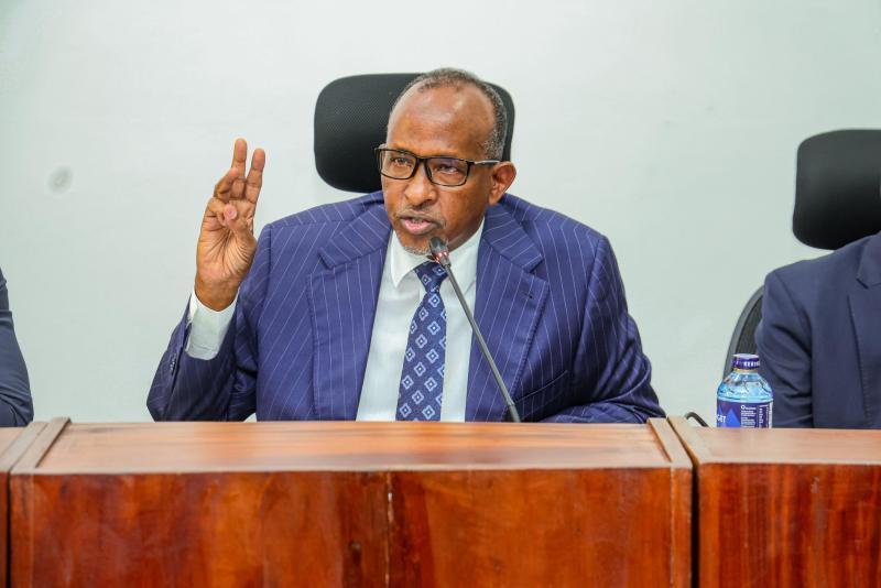 File image of Health CS Aden Duale.