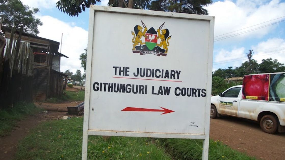 File image of Githunguri Law Courts signage