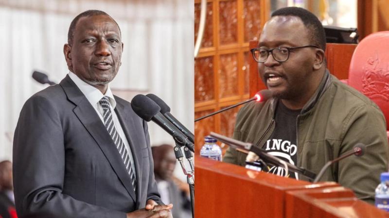 File image of President William Ruto and RUPHA Chairman Dr. Brian Makamu Lishenga