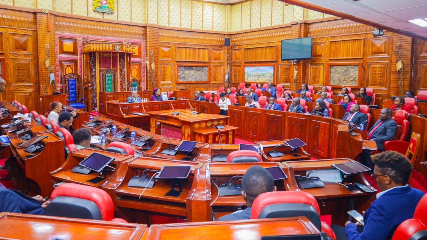 File image of Standing Committee on Devolution and Intergovernmental Relations committee in a past meeting