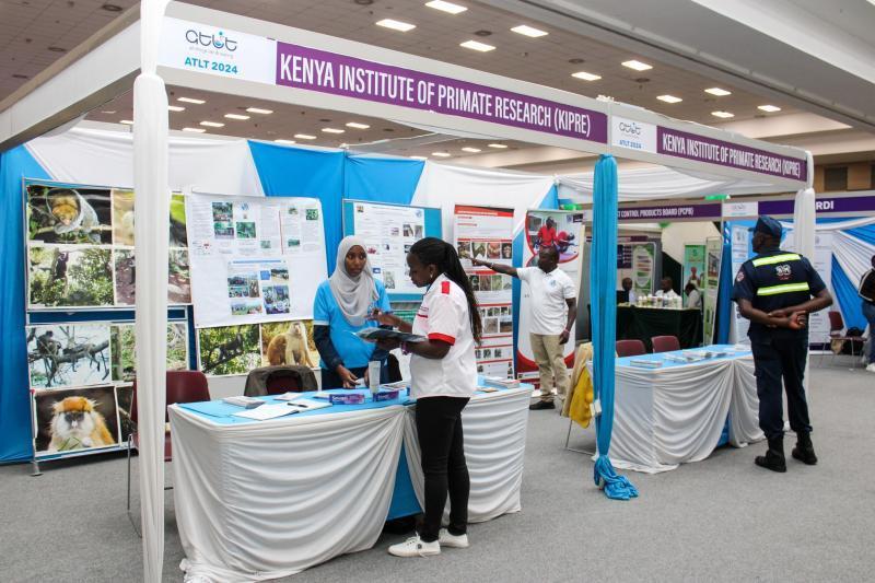File image of a Kenya Institute of Primate Research stand.