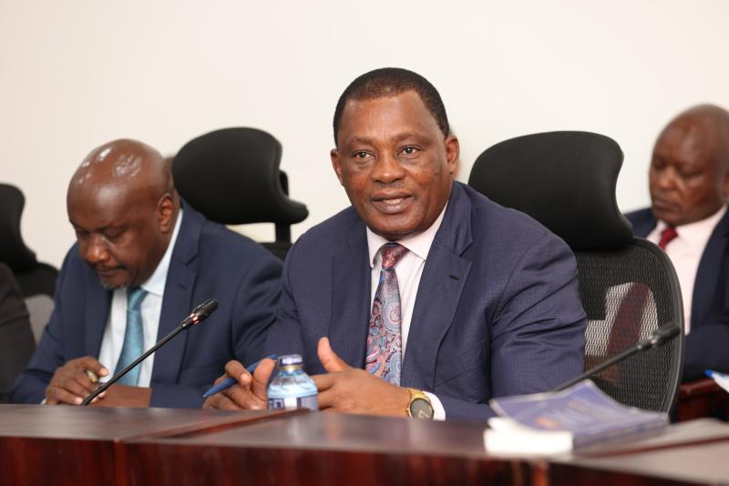 File image of Justin Muturi.