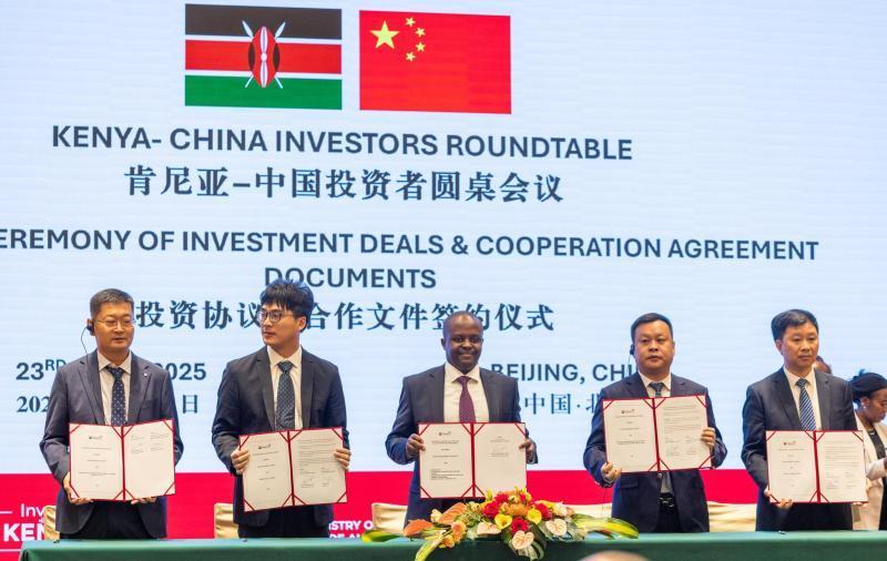 Kenya secures multi-billion deals from Chinese companies