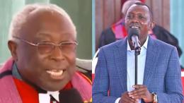 File image of Rev. Peter Kinyanjui of PCEA and Oscar Sudi
