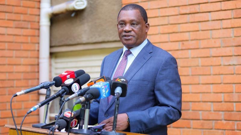 File image of Justin Muturi