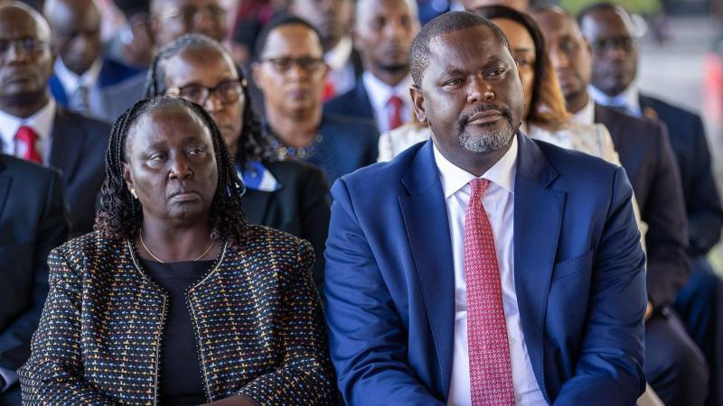 File image of Hanna Cheptumo and Geoffrey Ruku