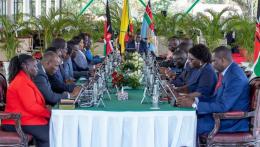 File image of the Cabinet meeting presided over by President William Ruto