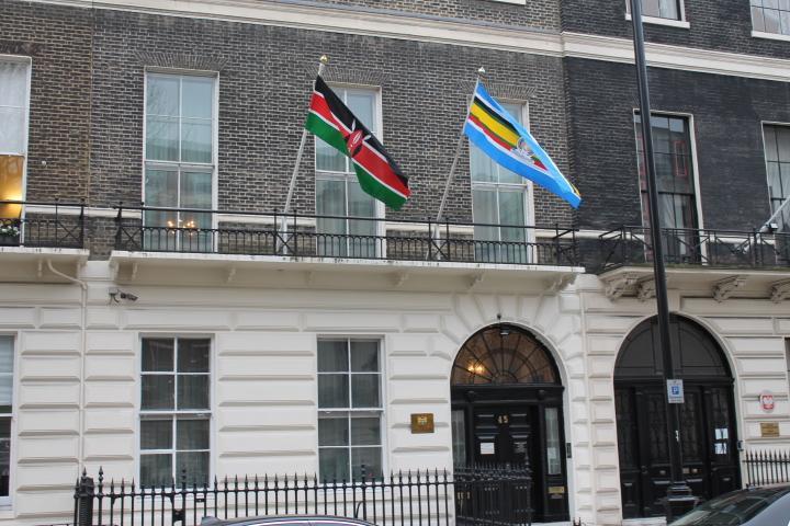 File image of the Kenya High Commission In London, UK.