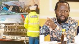 File image of the ill-fated matatu and Kisumu Governor Anyang' Nyong'o