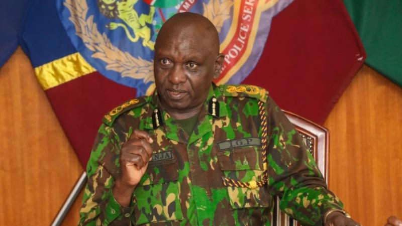 File image of Inspector General of Police Douglas Kanja