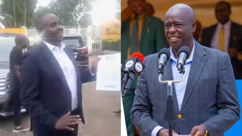 File image of Cleophas Malala and Rigathi Gachagua